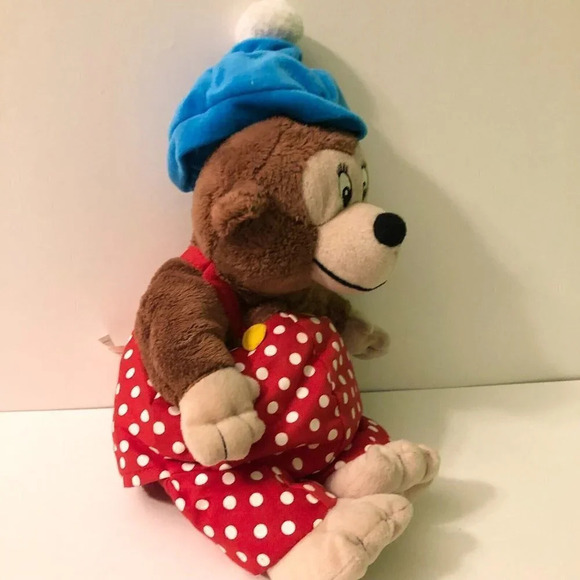 2010 Krea Rasmus Klump Plush Hand Puppet Danish Cartoon Character Stuffed Animal - Picture 3 of 15